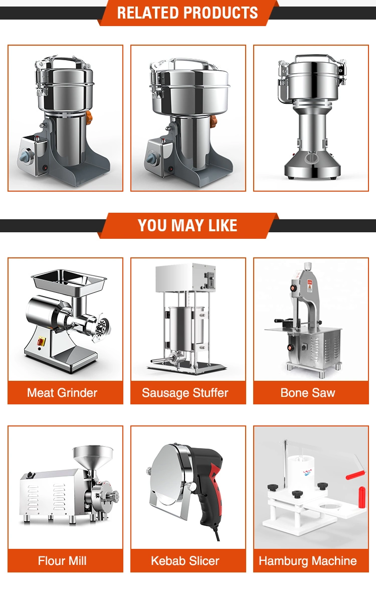 Commercial Household Dry Spice Grinder Grain Grinder Grain Grinder Fine Grinder Flour Grinder Coffee Bean Grinder