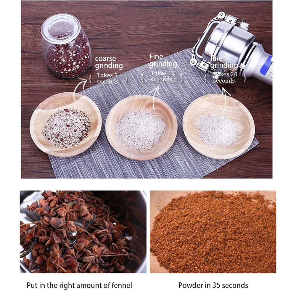 Kitchen Household Electric Coffee Powder Grinder Commercial Spice Grinder Weed Grinder